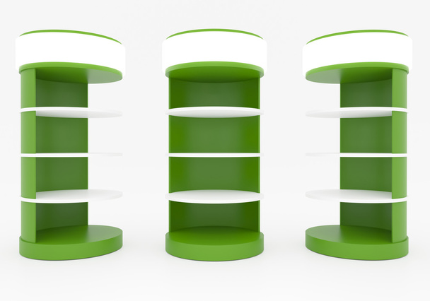 Green Circular Shelves - Photo, Image