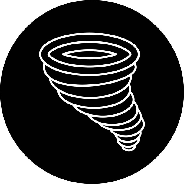 Windstorm icon vector illustration - Vetor, Imagem