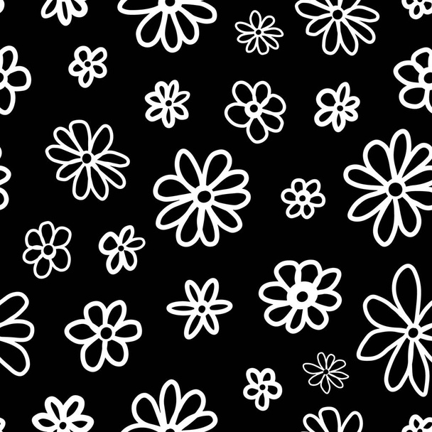 abstract floral seamless pattern. vector illustration - Vektor, obrázek