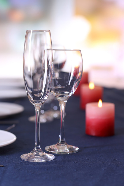Table setting in restaurant - Photo, image