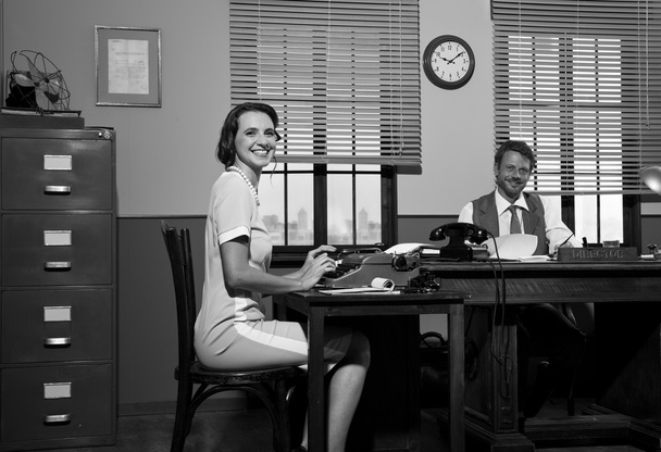 Director and secretary at work - Foto, immagini