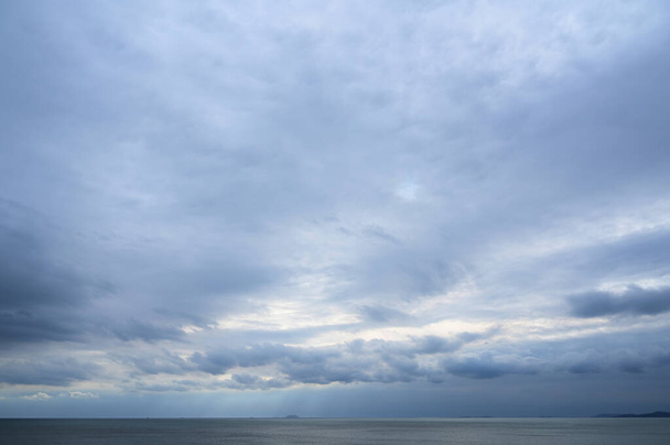 morze i niebo tło, piękny krajobraz - Zdjęcie, obraz