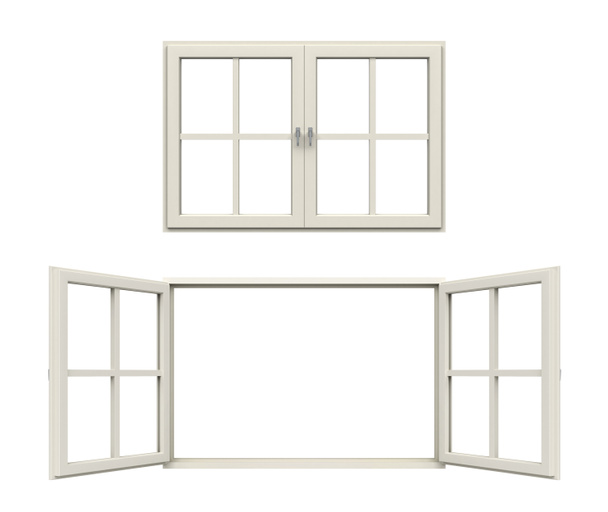Marco de ventana blanco - Foto, Imagen