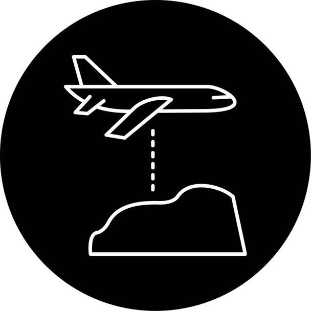 Icono de altitud vector ilustración - Vector, Imagen