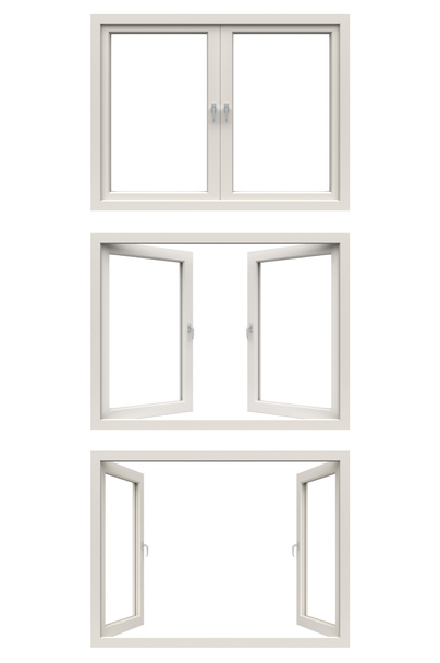 Marco de ventana blanco - Foto, Imagen