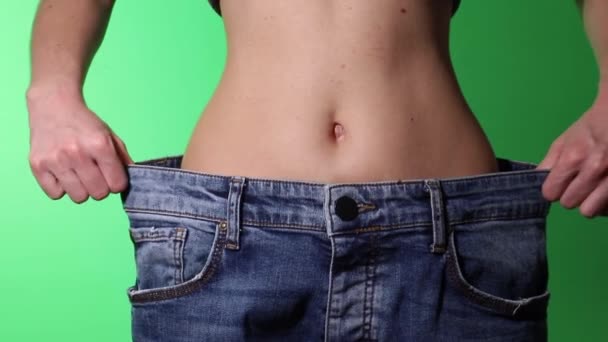 Perte de poids et régime alimentaire pour les femmes. Une alimentation saine. - Séquence, vidéo
