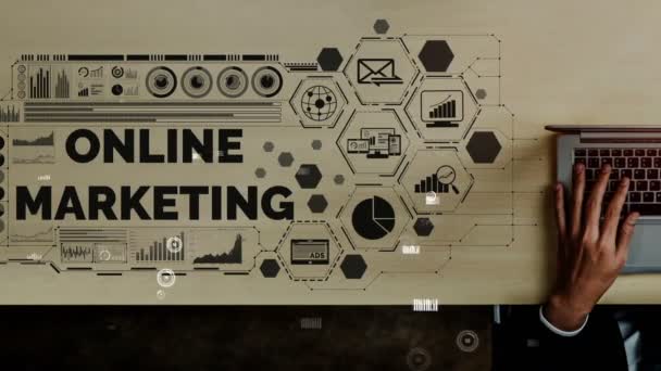 Μάρκετινγκ Ψηφιακής Τεχνολογίας Επιχειρηματική αντίληψη - Πλάνα, βίντεο