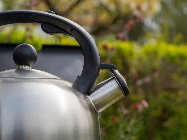Stainless steel gas grill bbq barbecue - Zdjęcie, obraz