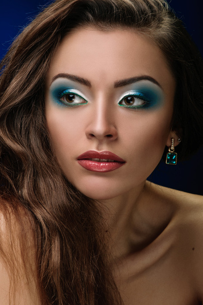 Fashion Makeup blue - Photo, Image