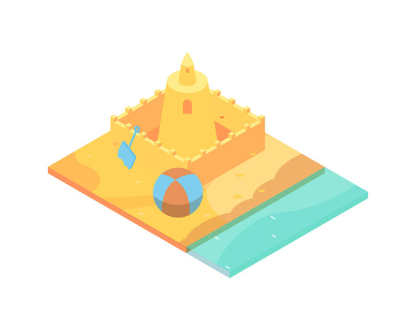 Tropical Rest Icon - Vector, Image