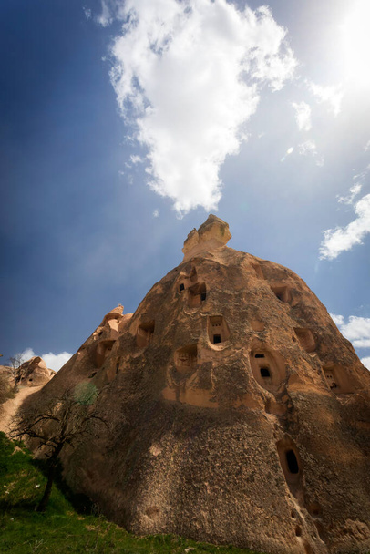 Cappadocia is one of the most famous touristic regions of Turkey. The Rock Sites of Cappadocia are UNESCO World Heritage sites.  - Foto, immagini