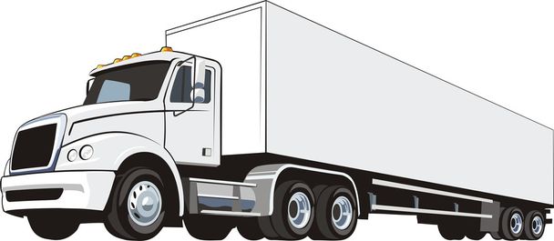 Lastkraftwagen - Vektor, Bild