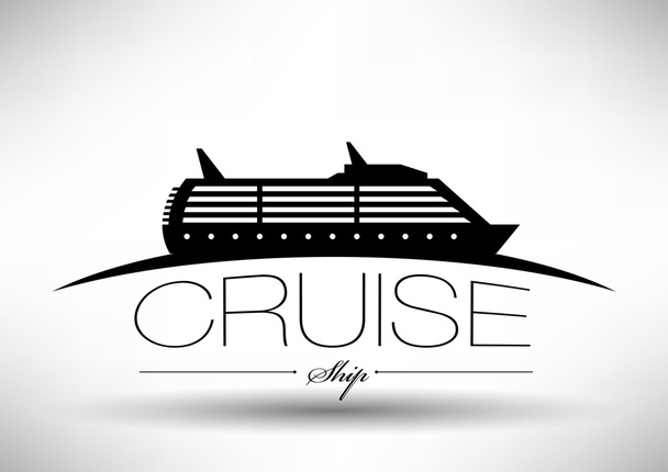 Cruise ship vector illustration - Vector, Image