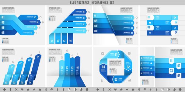  Tijdlijn infographics ontwerp template met 7 opties, procesdiagram.  - Vector, afbeelding