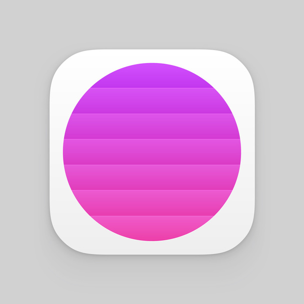 Colorful app icon. - Вектор,изображение