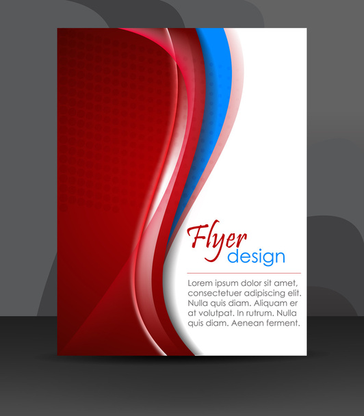 Flyer or cover design, corporate banner - Vector, Image