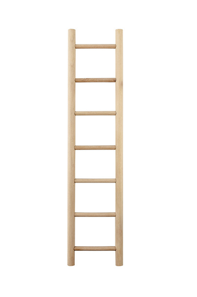 Wooden ladder - Fotoğraf, Görsel