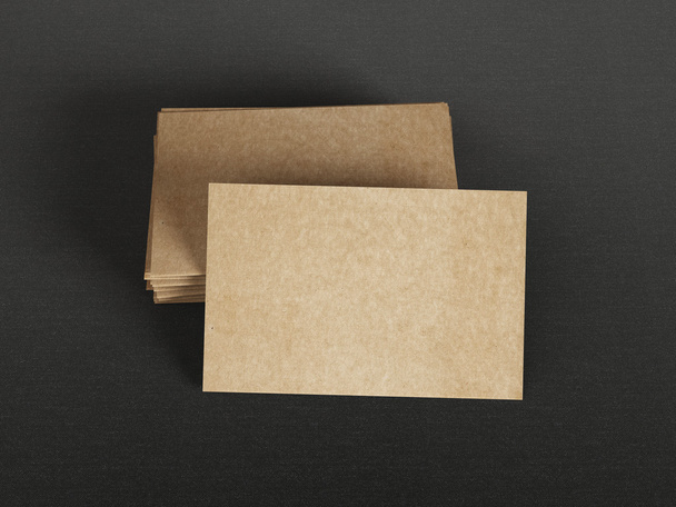 Cardboard business cards - Photo, image