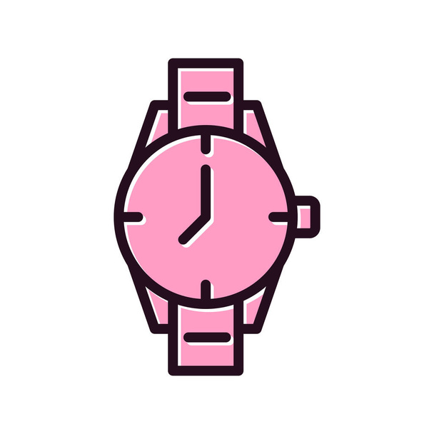 wristwatch. web icon simple design - Vecteur, image