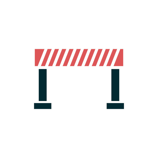 road Barrier icon, vector illustration - Vector, Image