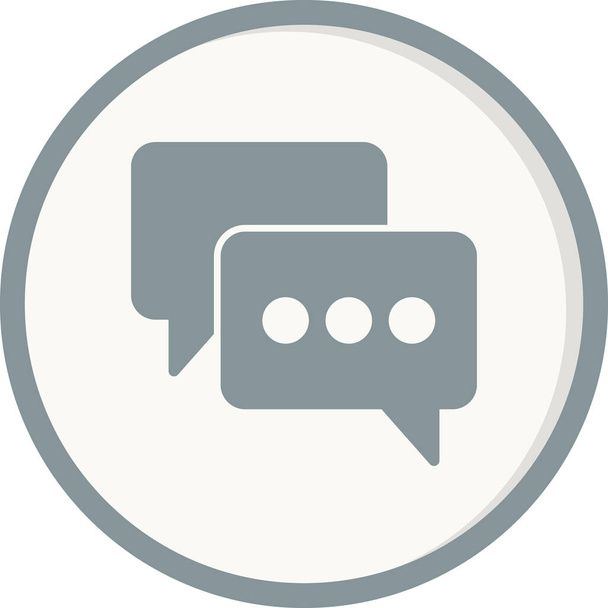 vector icon of Chat, web dialogue notification - Vector, Image