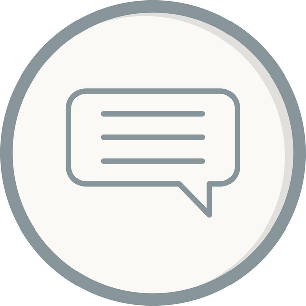 chat. web icon simple illustration - Vector, Image