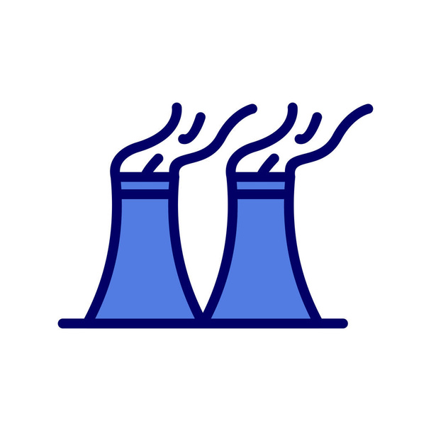  Znečišťovací potrubí. izolovaný symbol obrysu ilustrace - Vektor, obrázek