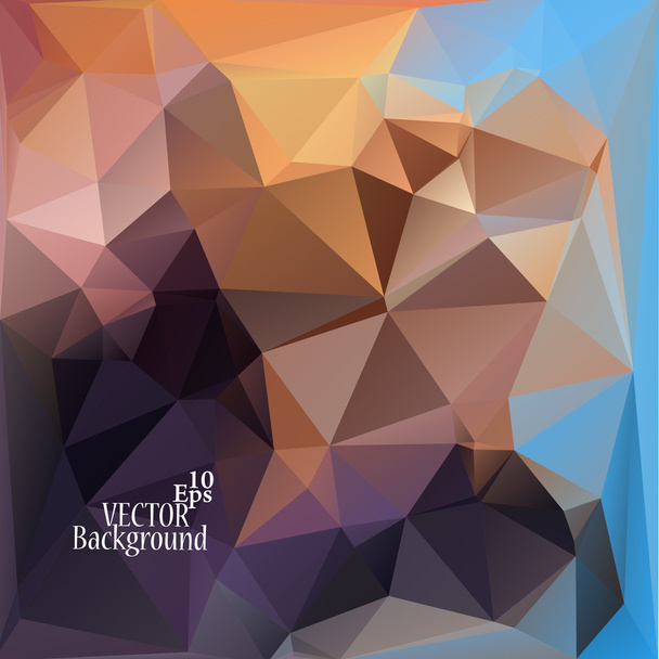 Multicolor Design Templates. Geometric Triangular Abstract Moder - Vector, Image