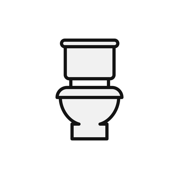 ikona znaku toalety. płaski styl projektowania. - Wektor, obraz