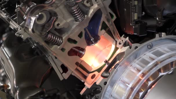 Cat hybrid engine valves work - Felvétel, videó