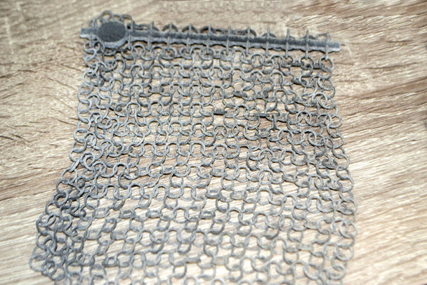 Un modello grigio stampato su stampante 3D. Oggetto grigio stampato su stampante 3D - Foto, immagini