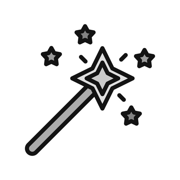  ilustración del icono vectorial varita mágica para la web - Vector, Imagen