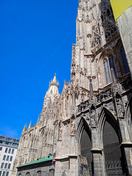 St Stephen's Cathedral in Vienna in spring - Fotografie, Obrázek