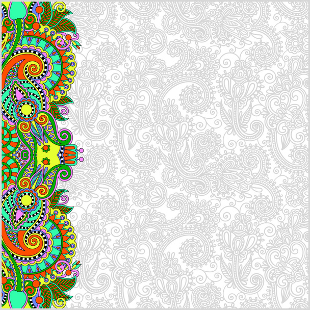vintage floral background for your design - Вектор, зображення