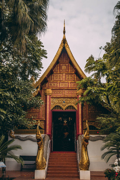 Wat Phra Kaew temple in Chiang Rai, Thailand - Fotografie, Obrázek