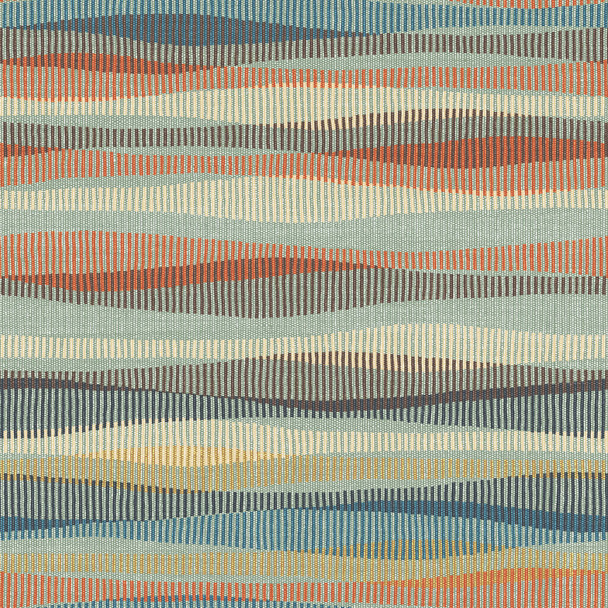 Rug seamless texture with waves pattern, fabric, grunge background, boho style pattern, 3d illustration - Foto, Bild