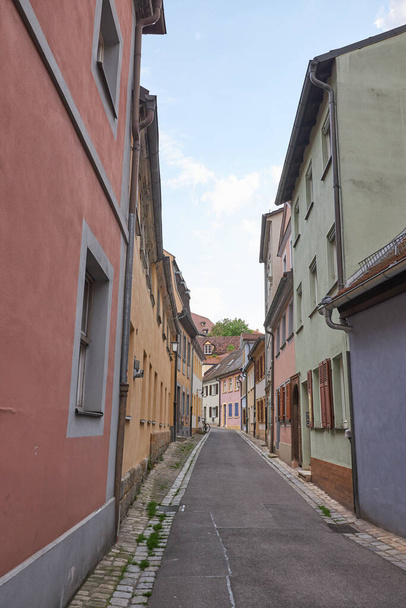 Bamberg old narrow road in Medieval city in Germany - Фото, зображення