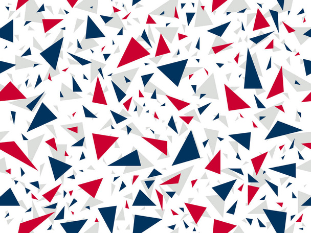 Abstract messy chaotic triangles seamless vector background, particles design pattern for wallpaper or print or textile or wrapping paper. - Vecteur, image