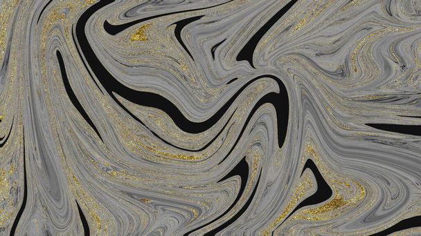 Musta ja kulta marmori rakenne
 - Valokuva, kuva