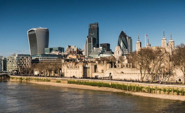 The City of London seen from Tower Bridge - Zdjęcie, obraz