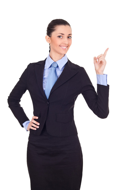 Businesswoman pointing - Fotó, kép
