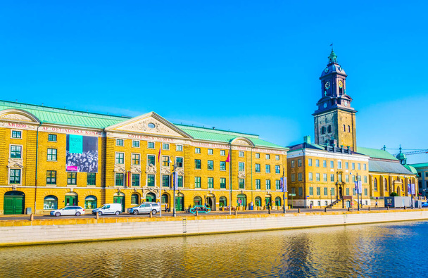 View of the Goteborg city museum and tyska kirkan church, Swede - Фото, зображення
