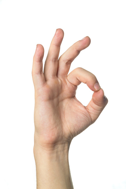 hand sign OK - Zdjęcie, obraz