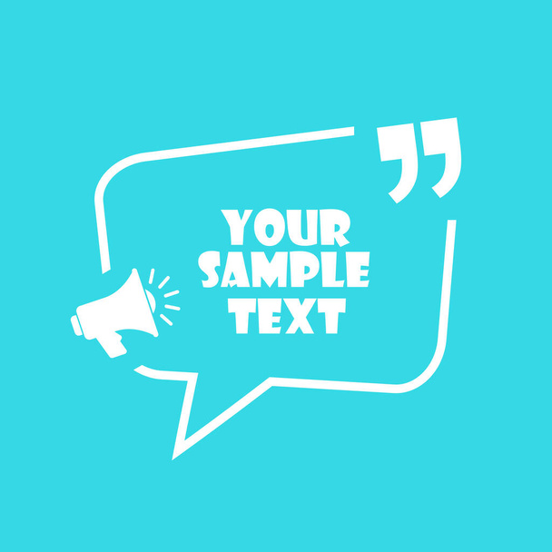 Announce text box vector poster - ベクター画像