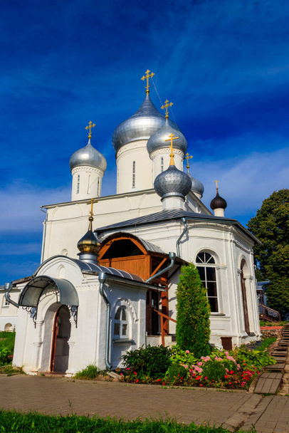 Monastère Nikitsky à Pereslavl-Zalessky, Russie. Bague d'or de la Russie - Photo, image