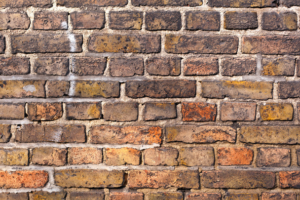 Brick wall of an old house - Foto, afbeelding