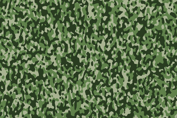camouflage soldier pattern design background. clothing style army green camo repeat print. vector illustration - Vector, Image