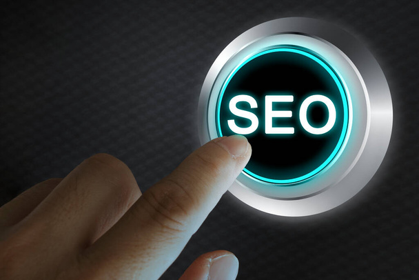 SEO Search Engine Optimization Marketing Ranking Traffic Website Internet Business Technology Concept. - Фото, изображение