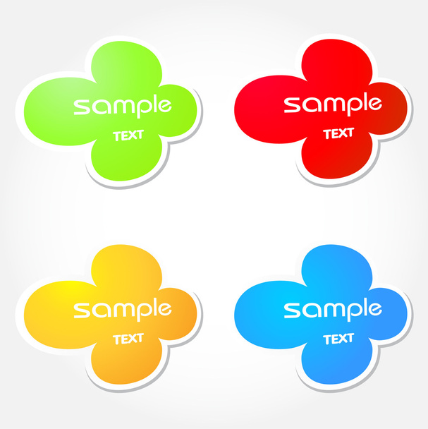 Colorful speech bubbles for your text - Foto, imagen