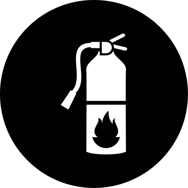 fire extinguisher icon, vector illustration - ベクター画像